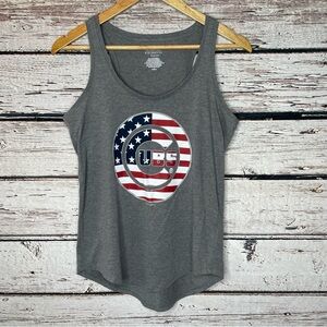⚾️Chicago Cubs‎ 5th & Ocean Americana Tank Top Womens Small Gray Cubs Baseball⚾️